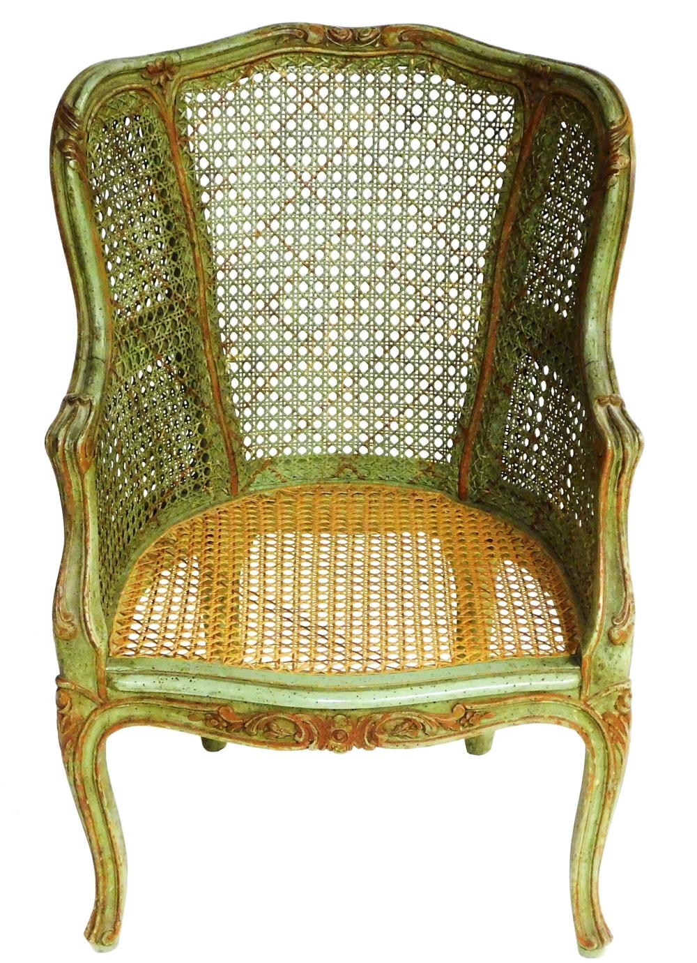 CHILDS FRENCH STYLE CHAIR,