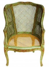 CHILDS FRENCH STYLE CHAIR, PAI