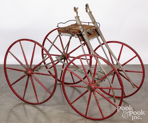 CHILD'S GOAT OR DOG CART, LATE 19TH
