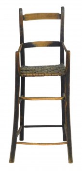 CHILD'S HIGH CHAIR, C. 1825, I