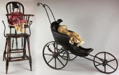 CHILD'S HIGH CHAIR STROLLER AN