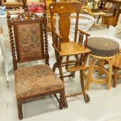 CHILD'S HIGHCHAIR; ELIZABETHAN