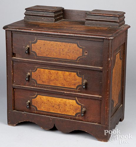 CHILD'S PAINTED COTTAGE DRESSER,