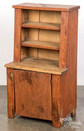 CHILD'S PAINTED PINE STEPBACK