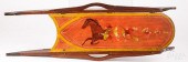 CHILD'S PAINTED SLED, 19TH C.C