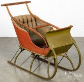 CHILD'S PAINTED SLEIGH, LATE 1