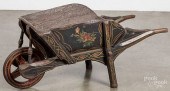 CHILD'S PAINTED WHEELBARROW, L