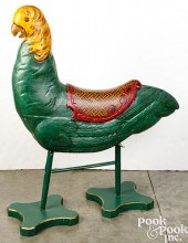CHILD'S PARROT CAROUSEL RIDING