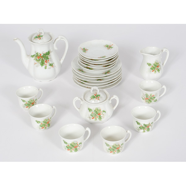 Child's Porcelain Christmas Tea