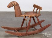 CHILD'S PRIMITIVE FOLK ART HOR