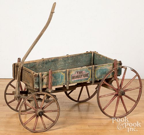 CHILD'S PULL CART, LATE 19TH