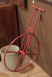 CHILD'S PUSH TOY WITH BELLS. R