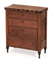 CHILD'S SHERATON FOUR-DRAWER C