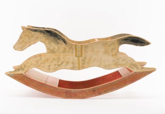 CHILD'S SHOO-FLY ROCKING HORSE, CA.