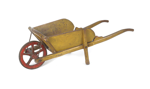 Child's sulky ca. 1900 with red and