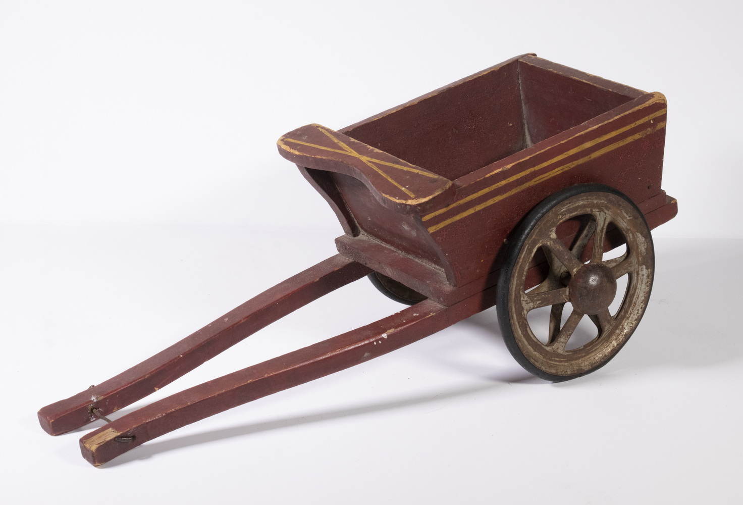 CHILD'S TOY CART Vintage Red