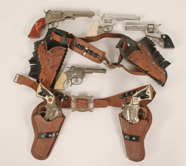 Child's toy guns and holster