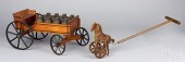 CHILDS TOY MILK WAGON, LATE 19