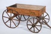 CHILD'S WAGON Late 19th c. woo