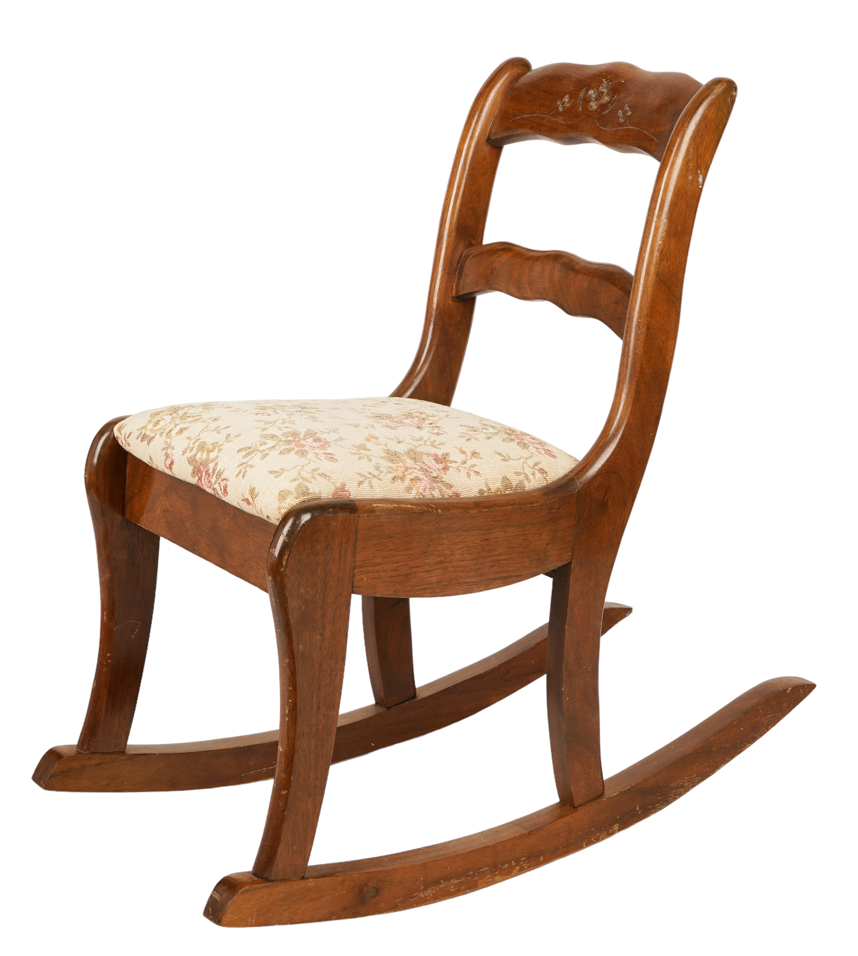 Child's wood rocking chair,