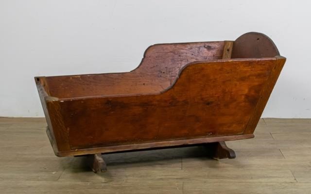 CHILD'S WOODEN CRADLEChild's Wooden