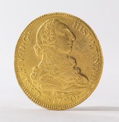 CHILEAN 8 ESCUDOS BUST OF CARL
