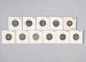 CHILEAN SILVER COINSA lot of 1