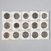 CHILEAN SILVER COINSA lot of 1