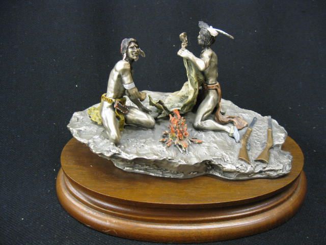 Chilmark Pewter Indian Sculpture