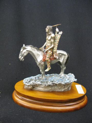 Chilmark Pewter Indian Sculpture