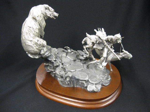 Chilmark Pewter Sculpture ''Bear