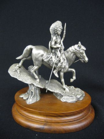 Chilmark Pewter Statue ''Comanche