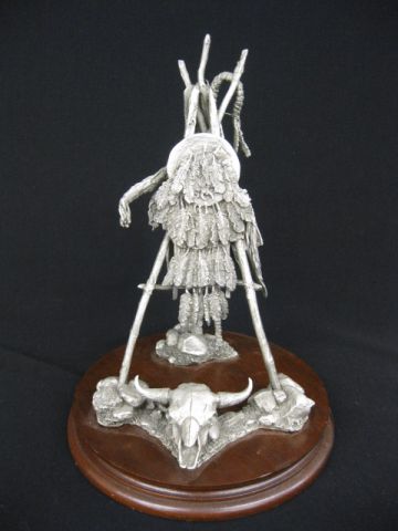 Chilmark Pewter Statue ''Crow