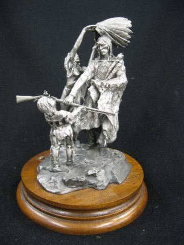 Chilmark Pewter Statue of Indian
