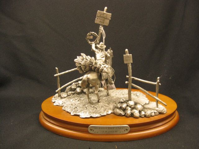Chilmark Pewter Western Figurine