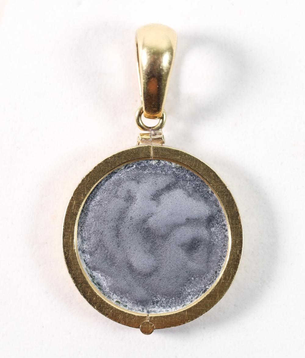 CHIMENTO 18K YG ANTIQUE COIN