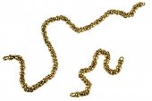 CHIMENTO 18KT. NECKLACE AND BR