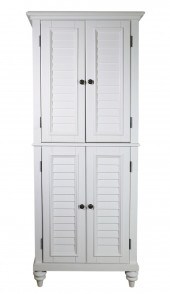 CHIMNEY CUPBOARD Painted cotta