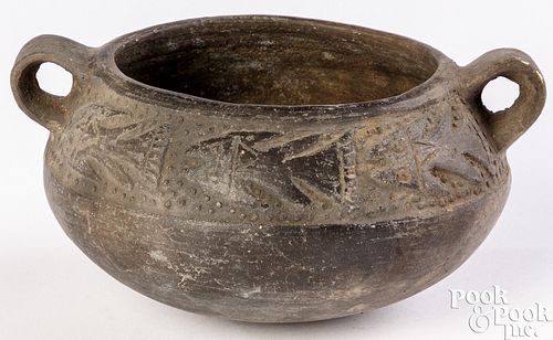 CHIMU BLACKWARE POTTERY BOWLChimu