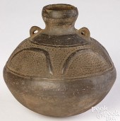 CHIMU BLACKWARE POTTERY VESSEL
