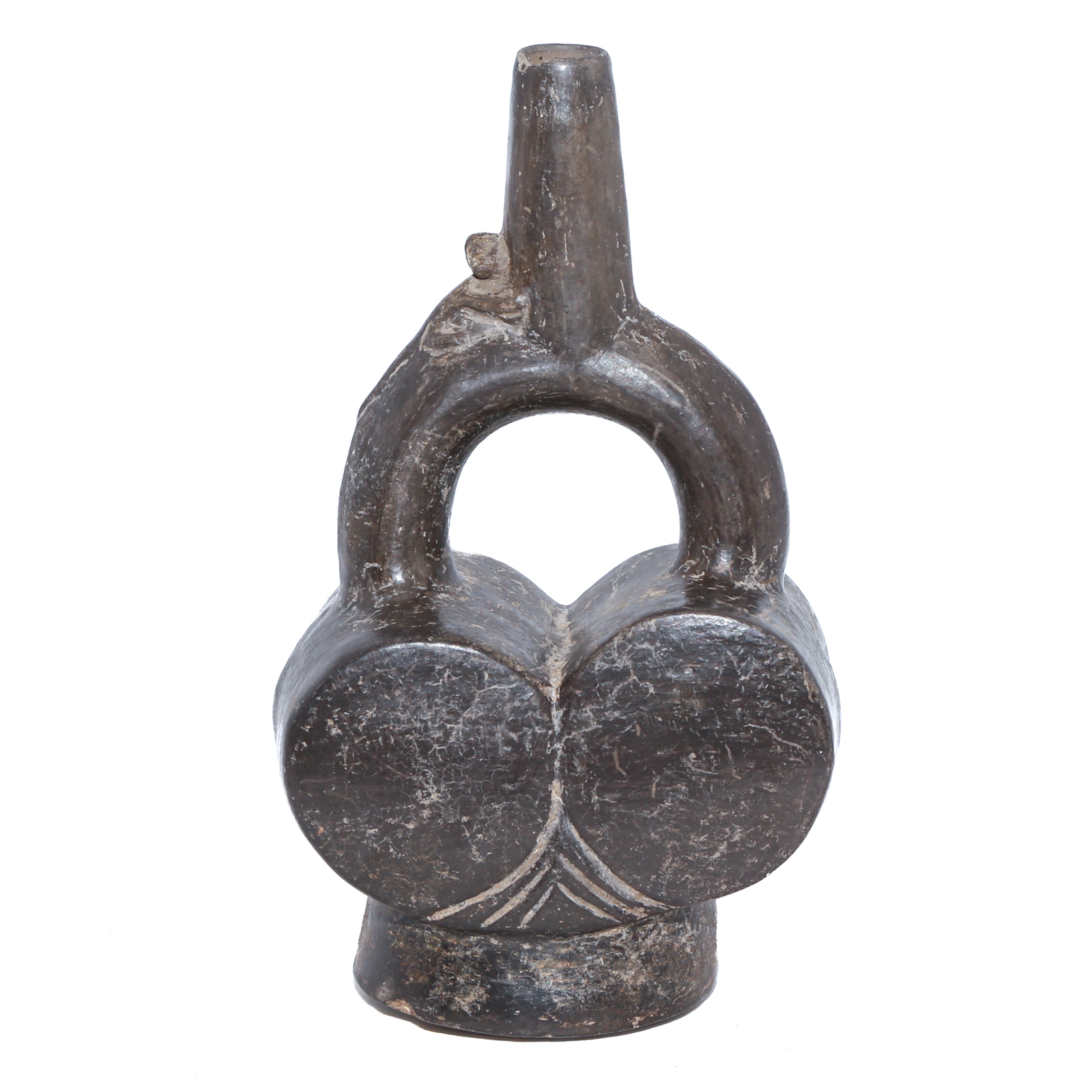 CHIMU BLACKWARE STIRRUP-SPOUTED