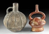 CHIMU EFFIGY VESSEL + MOCHE LI