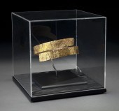 Chimu hammered sheet gold head