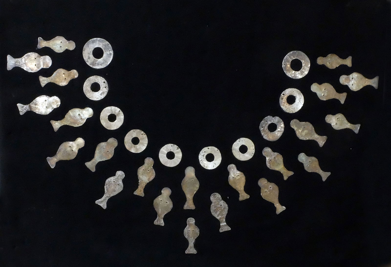 CHIMU-INCA SILVER PECTORAL FROM