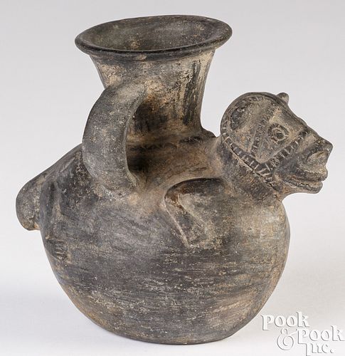 CHIMU POTTERY ANIMAL EFFIGY