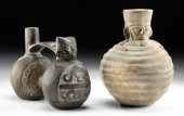 CHIMU POTTERY FIGURAL VESSELS