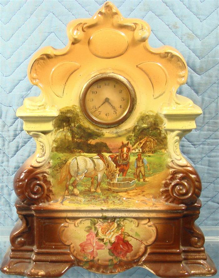 China case clock, 30 hr back key