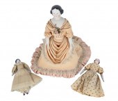 CHINA DOLL 3PC GROUP 16"H X 6"