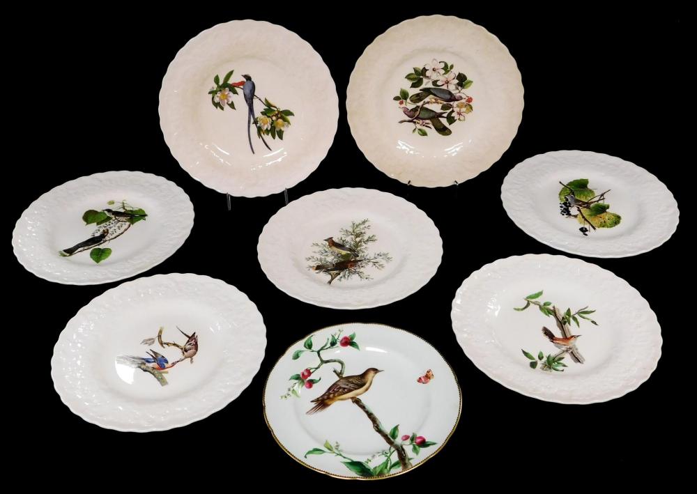 CHINA: EIGHT AUDUBON PLATES,