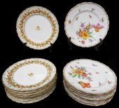 CHINA: HAND-PAINTED DRESDEN AN